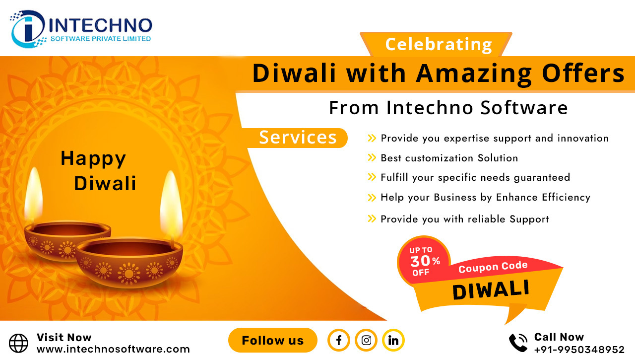 Diwali with Amazing Offers from intechno software (06-11-23)